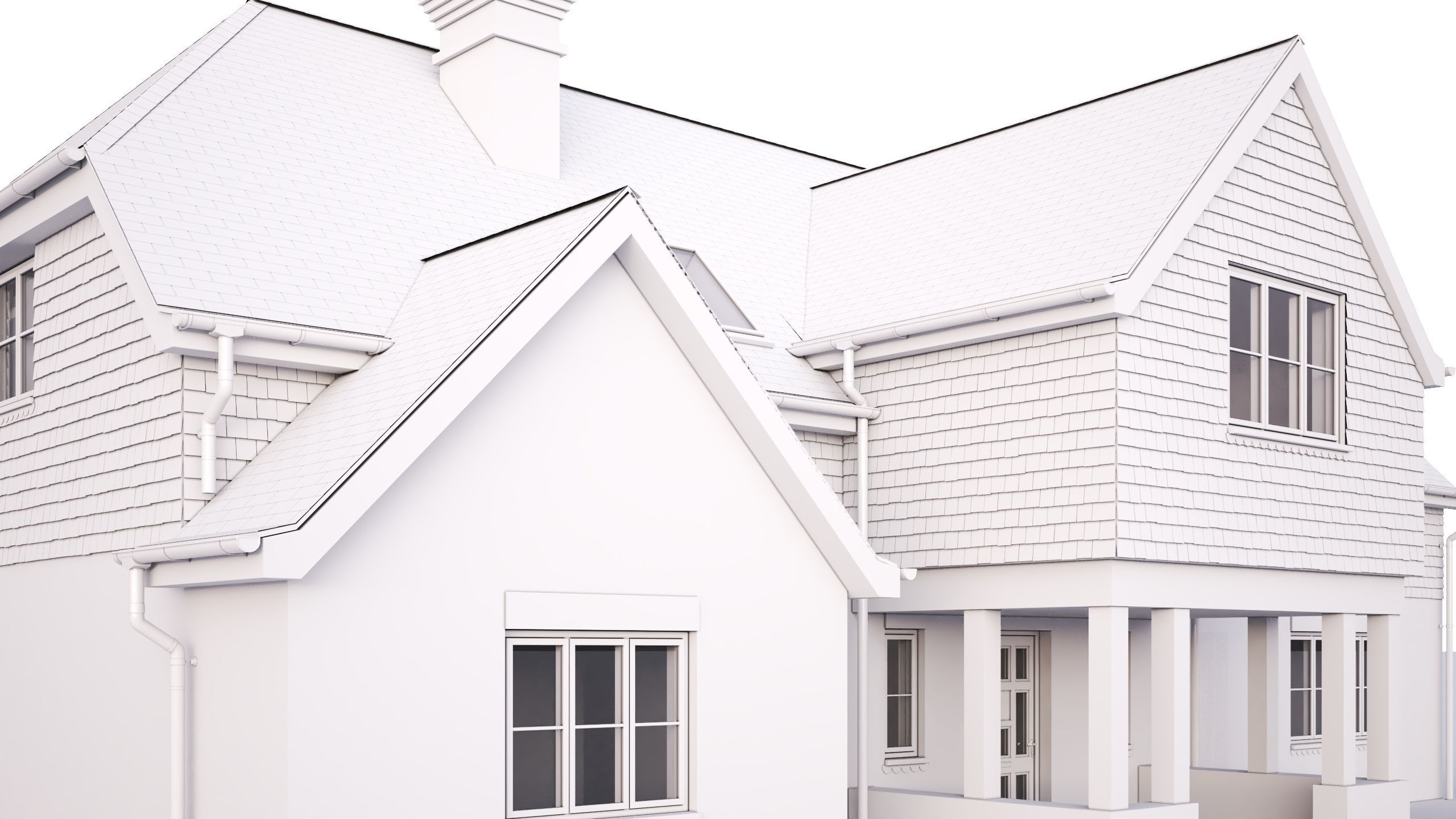 British House Heatherlea P1 3D model_2