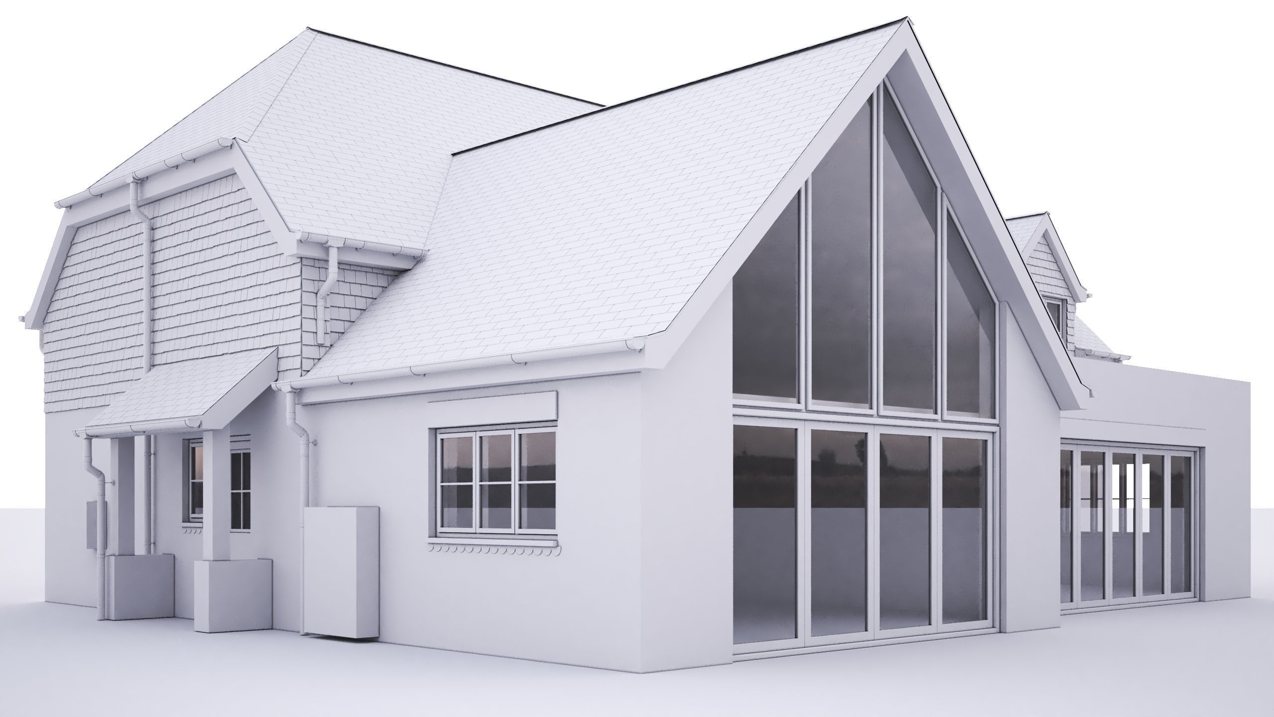 British House Heatherlea P1 3D model_1