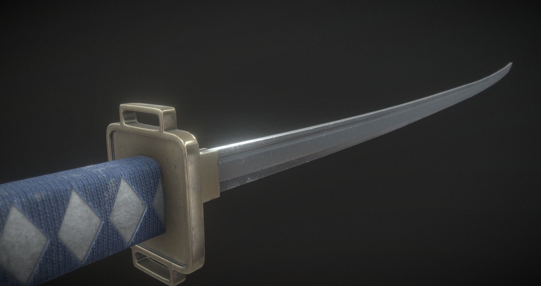 sephiroth katana 3D model_2