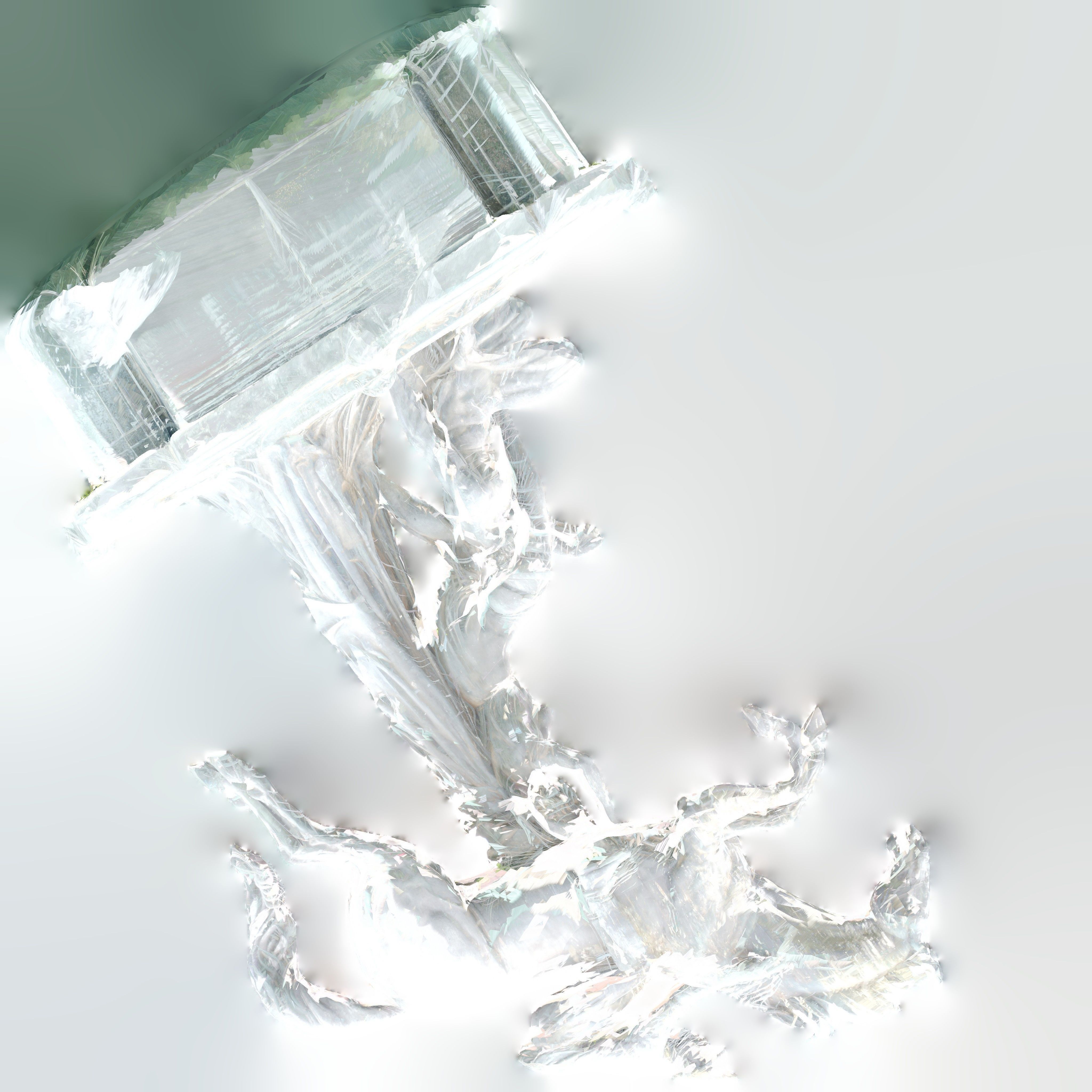 Escultura 3D Capitan  Alberto Larraguibel con su Caballo Huaso  3D print model_2