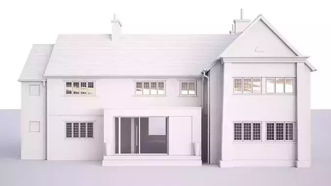 British House Little Hill 3D model