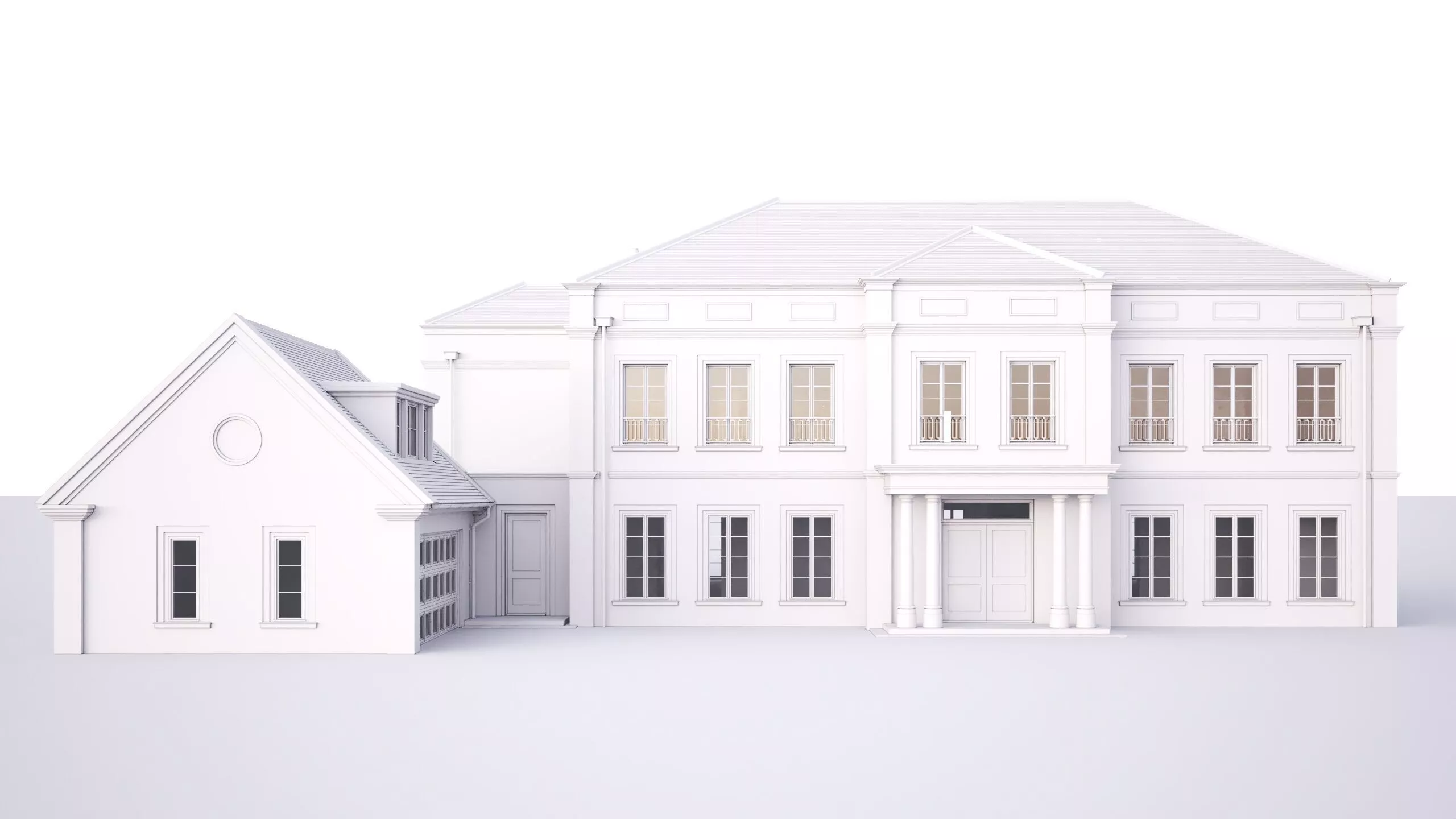 British House Alderton Hill 3D model