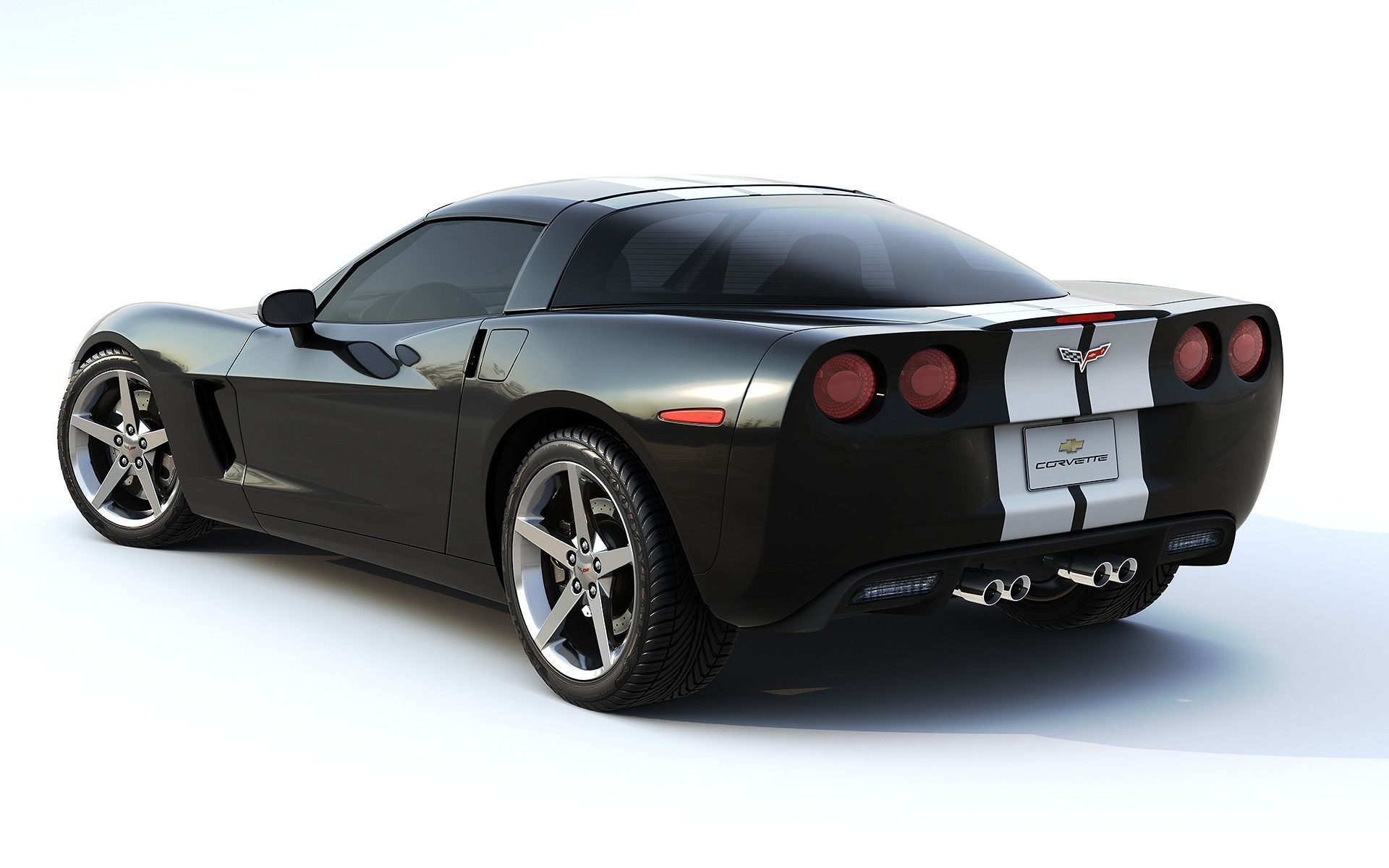 2005 Chevrolet Corvette C6 3D model_3