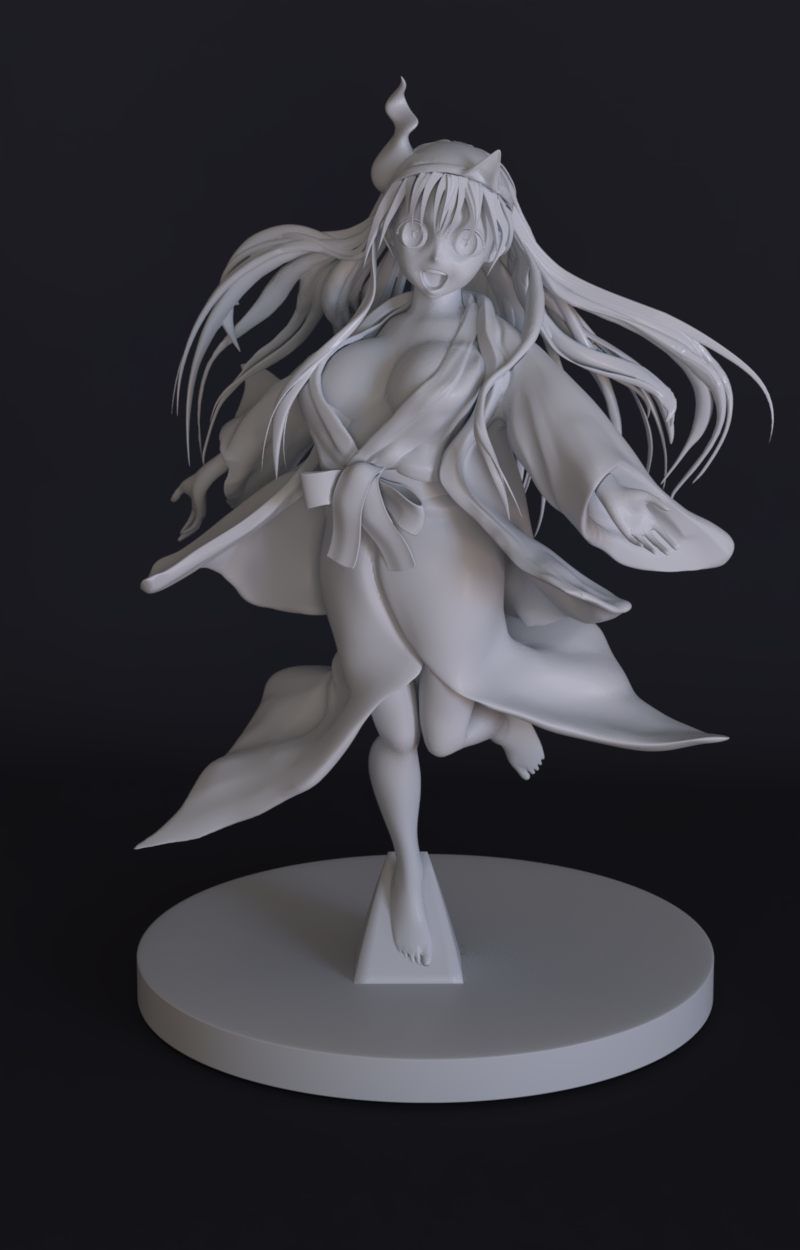 Yuna Yugari 3D print model_5