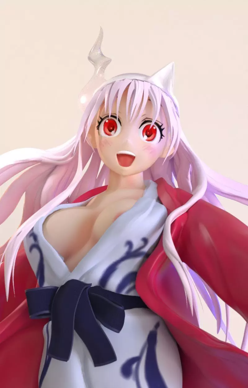 Yuna Yugari 3D print model_0