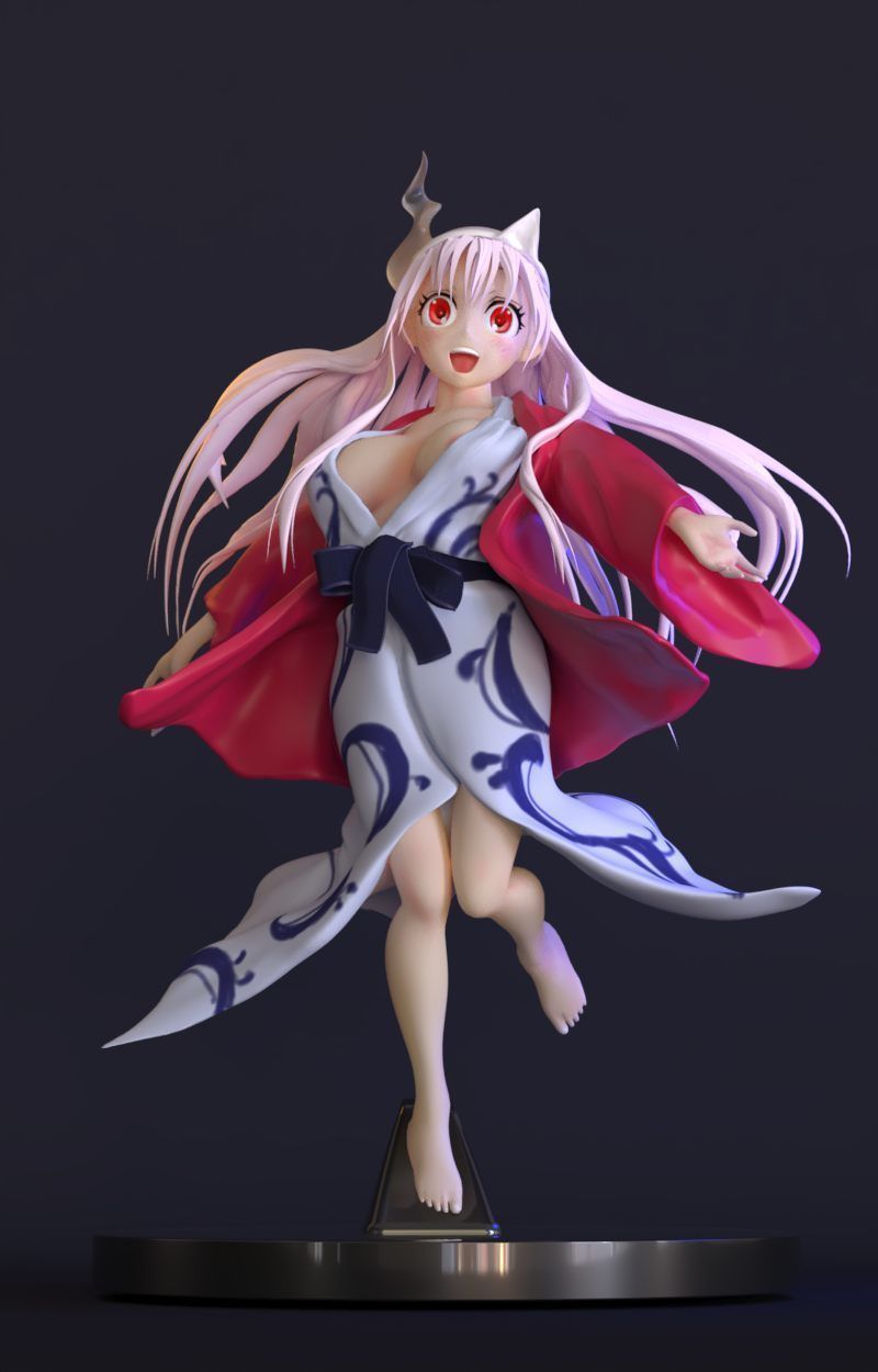 Yuna Yugari 3D print model_4