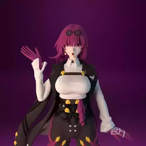 Kafka from Honkai Star Rail 3D print model