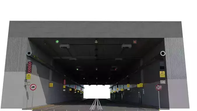 Tileable Tunnel 3D model