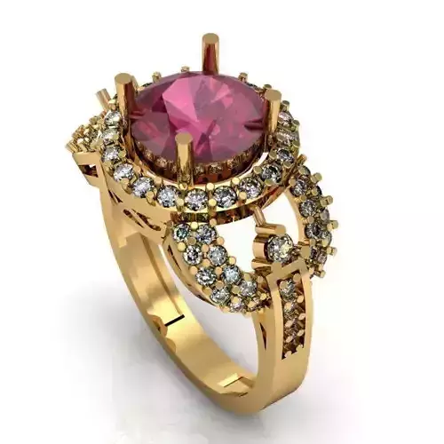 ruby daimond ring