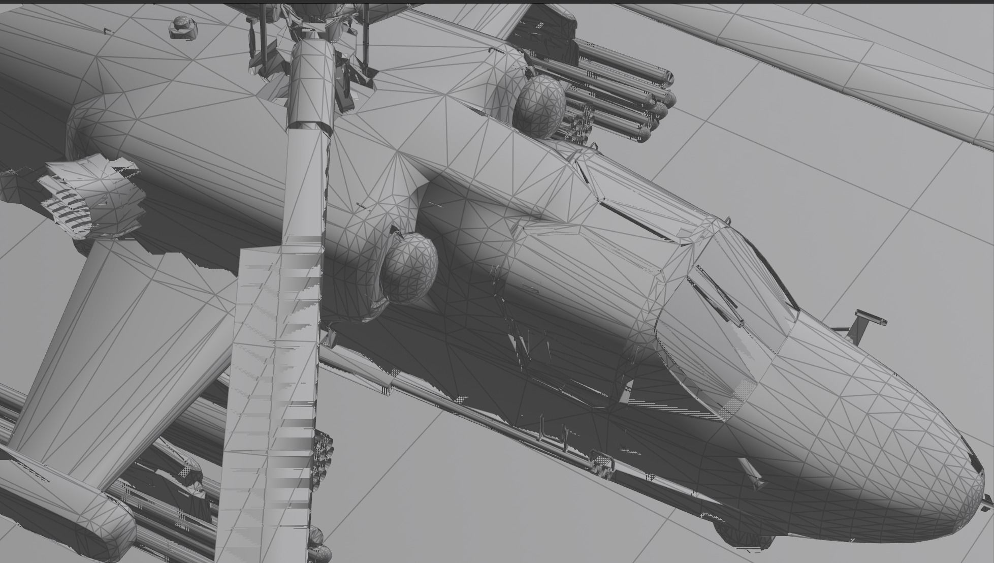 Russian Ka 52 attack helicopter  3D model_5