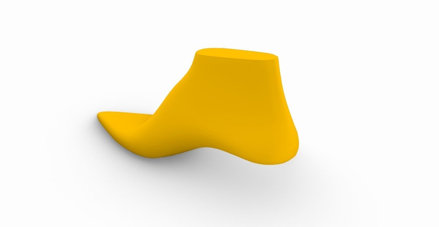 Female Shoe Last 3D print model_3