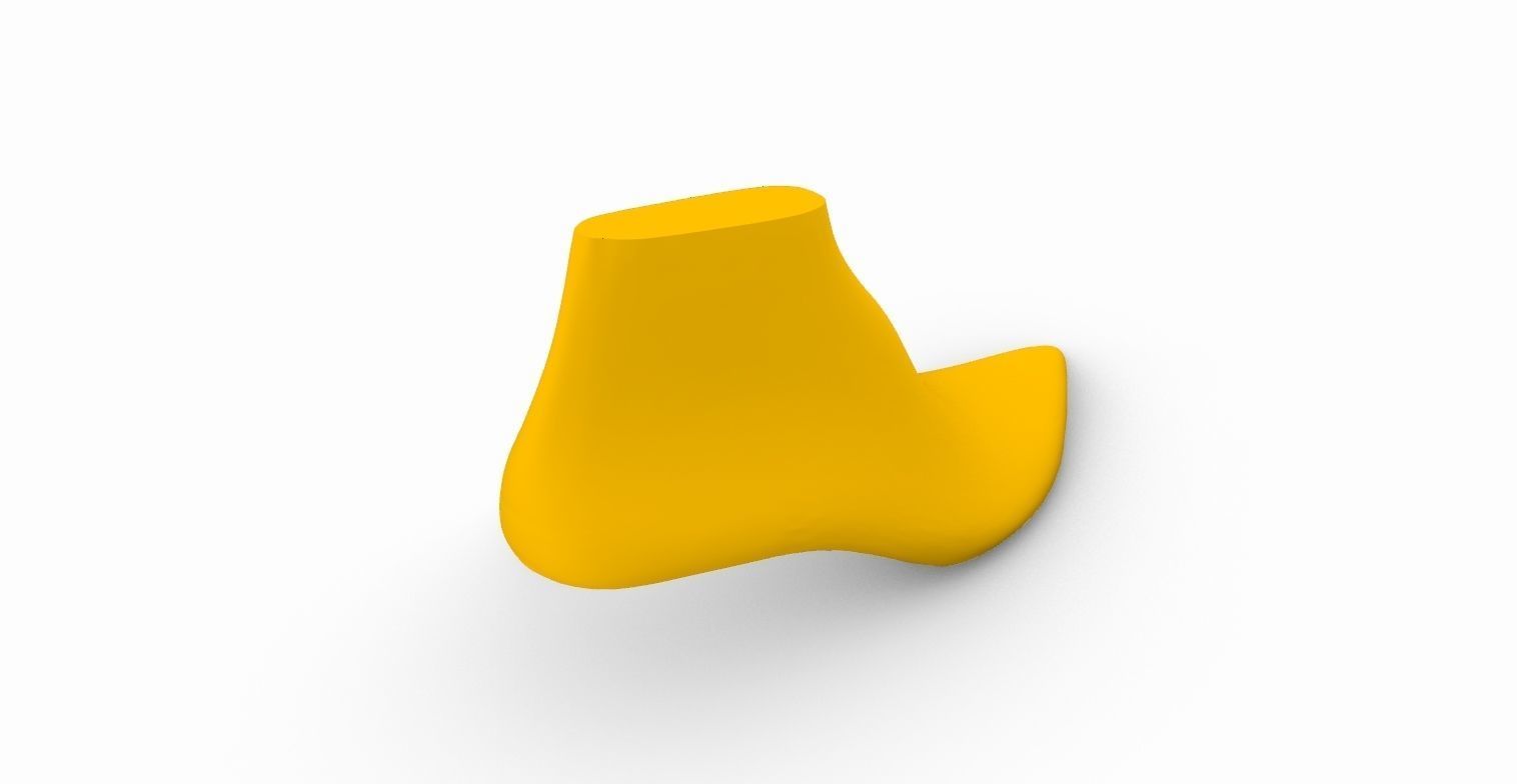 Female Shoe Last 3D print model_4