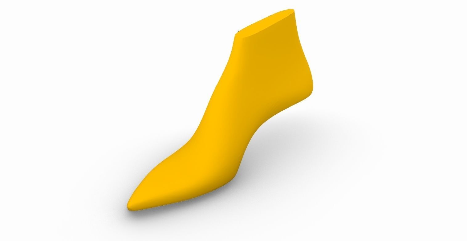Female Shoe Last 3D print model_2