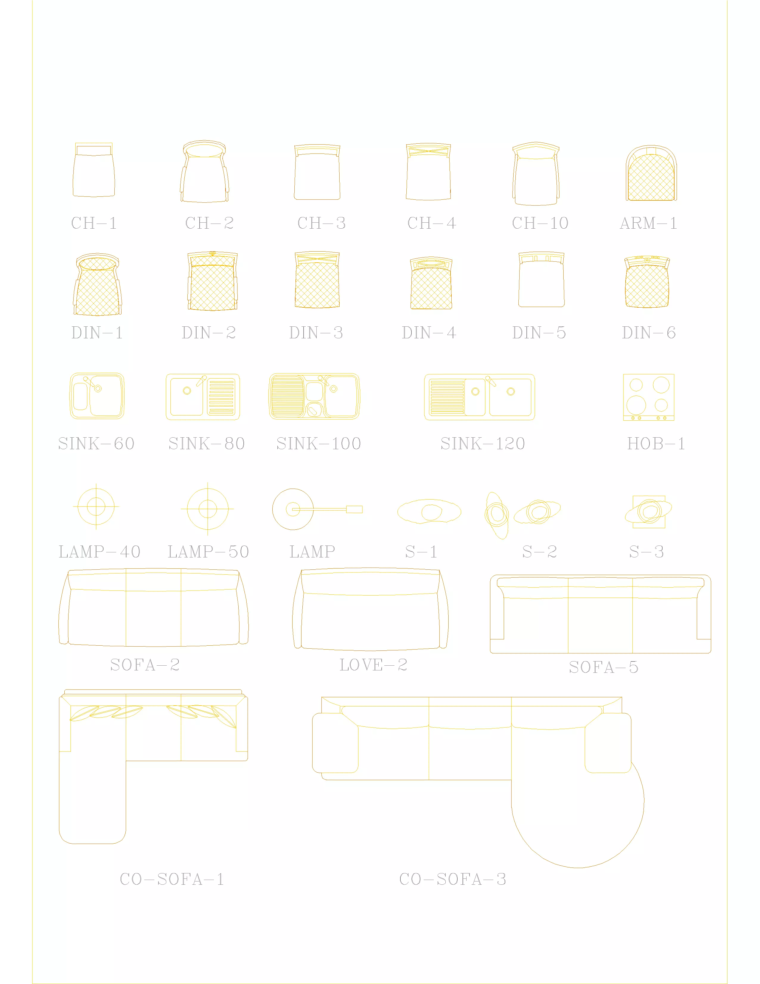 AUTOCAD BLOCK 230 BLOCK 3D model_0