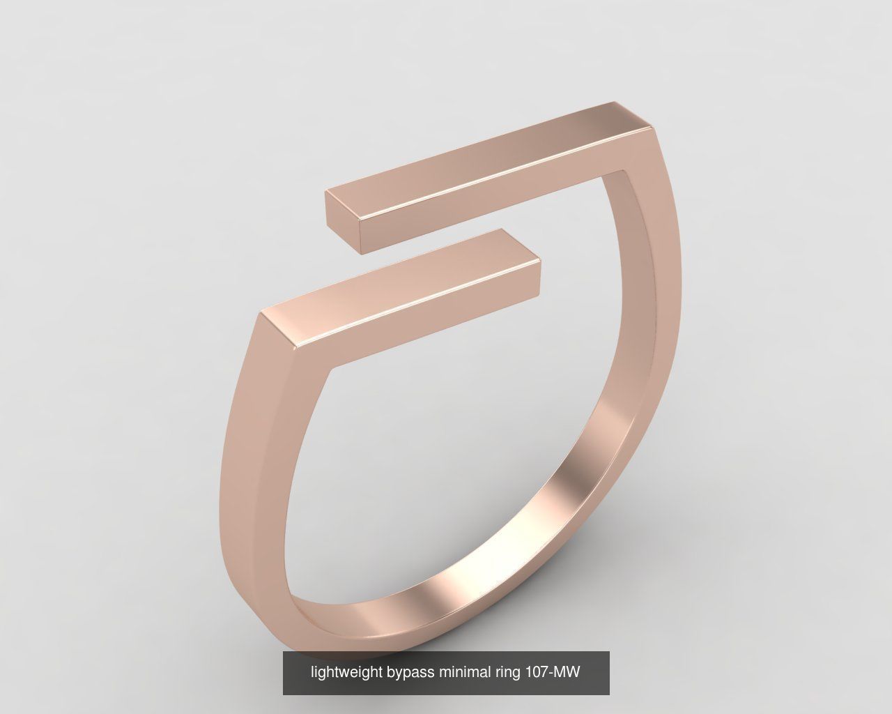 lightweight minimal rings 3D Model Collection_7