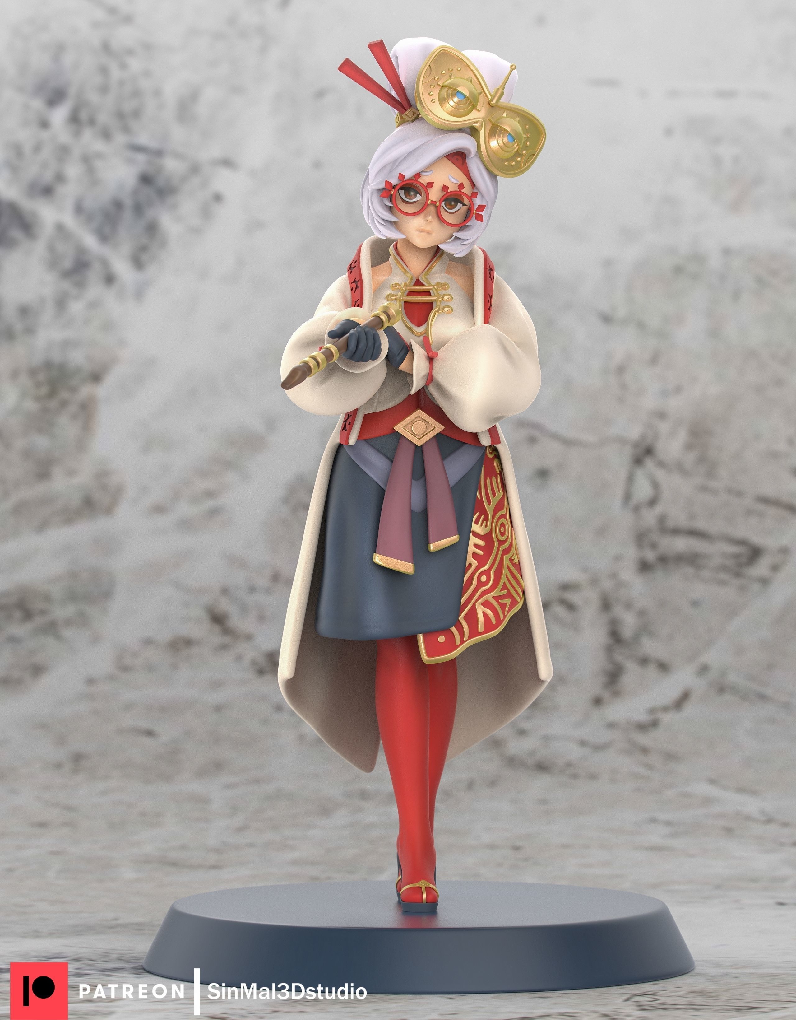  Zelda tears of the kingdom Purah 3D print model 3D print model_2