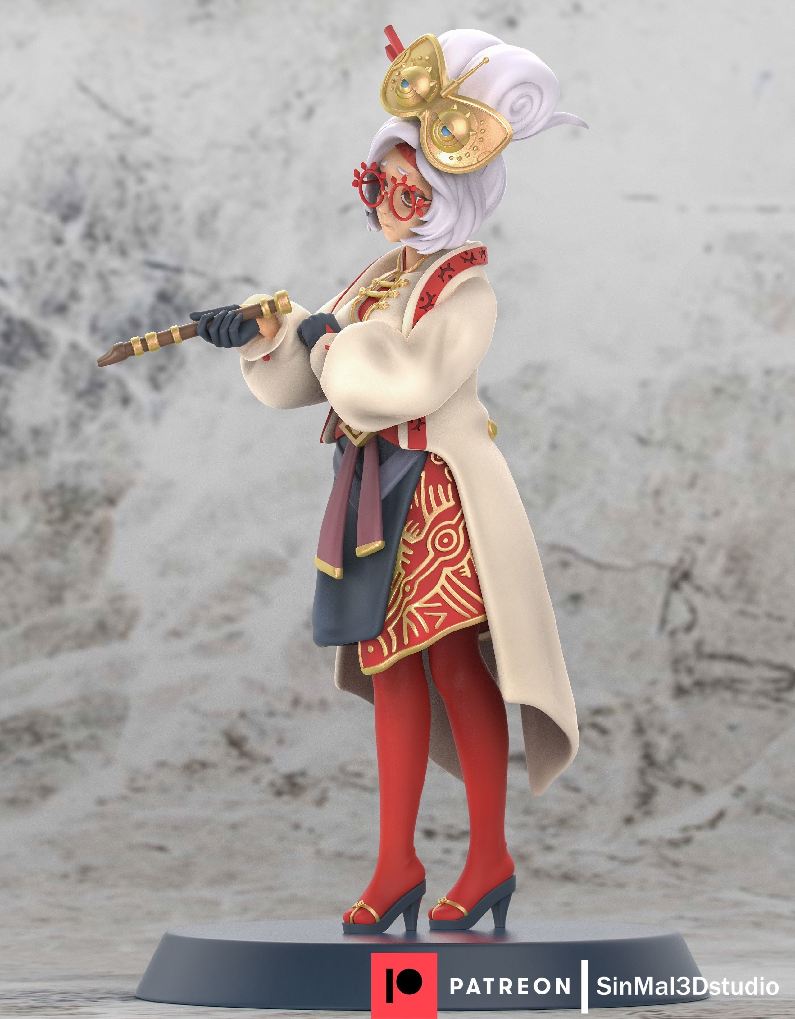  Zelda tears of the kingdom Purah 3D print model 3D print model_3