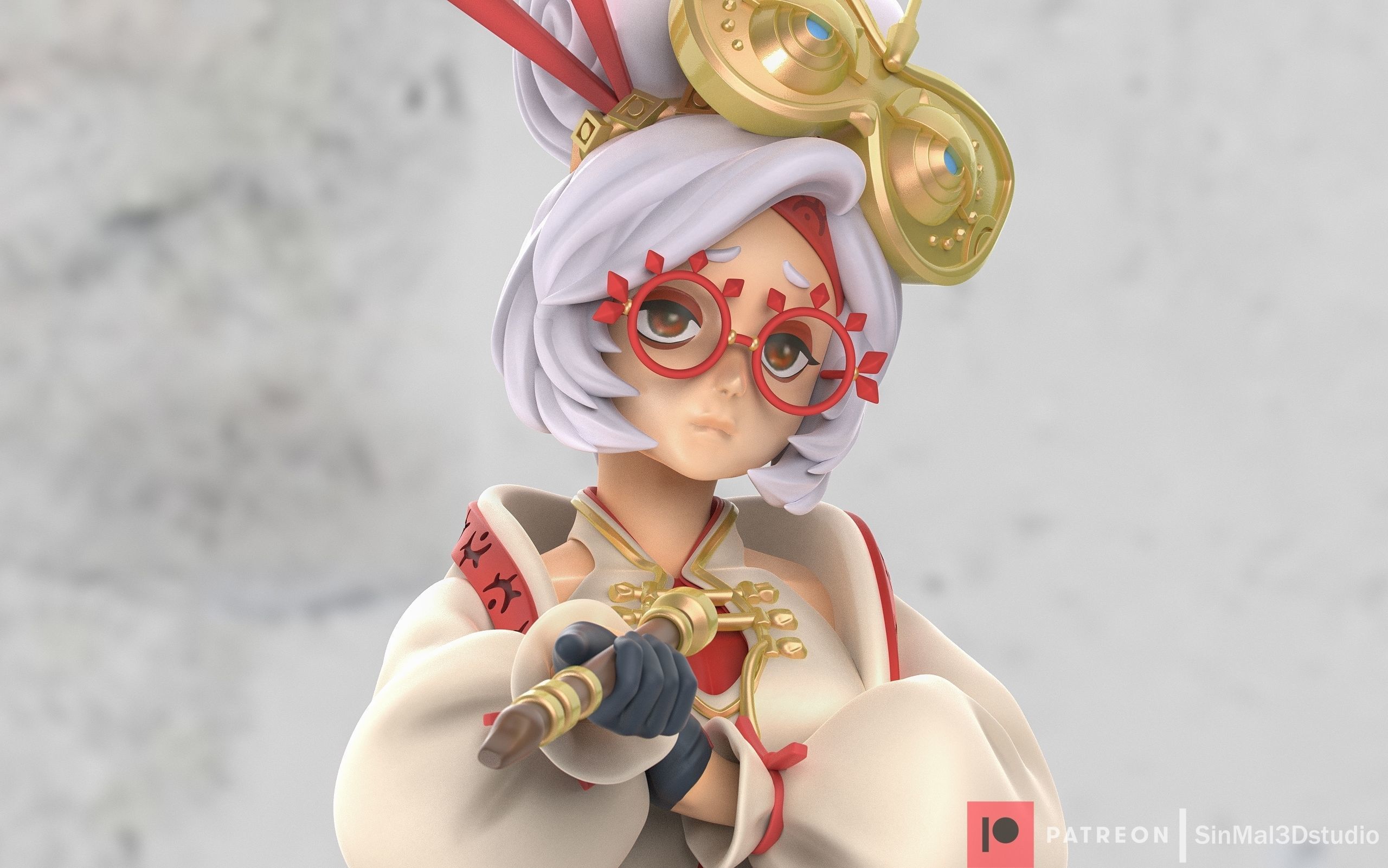  Zelda tears of the kingdom Purah 3D print model 3D print model_7