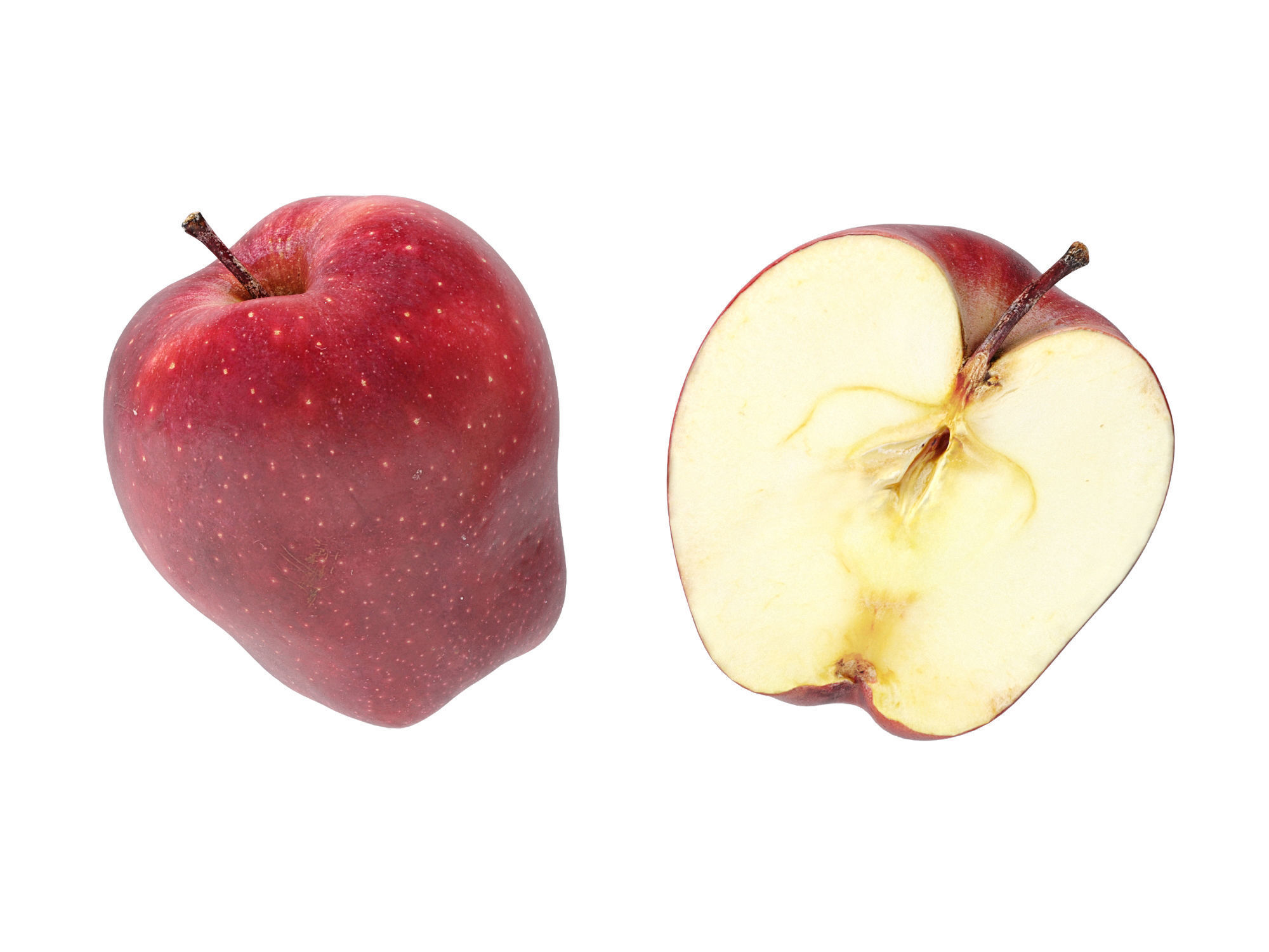 Apples red delicious  3D model_9