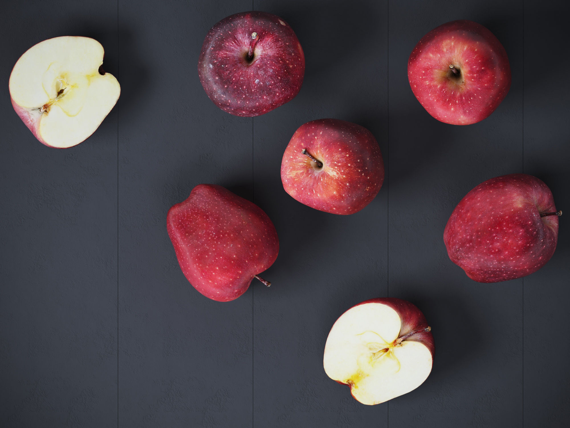 Apples red delicious  3D model_4