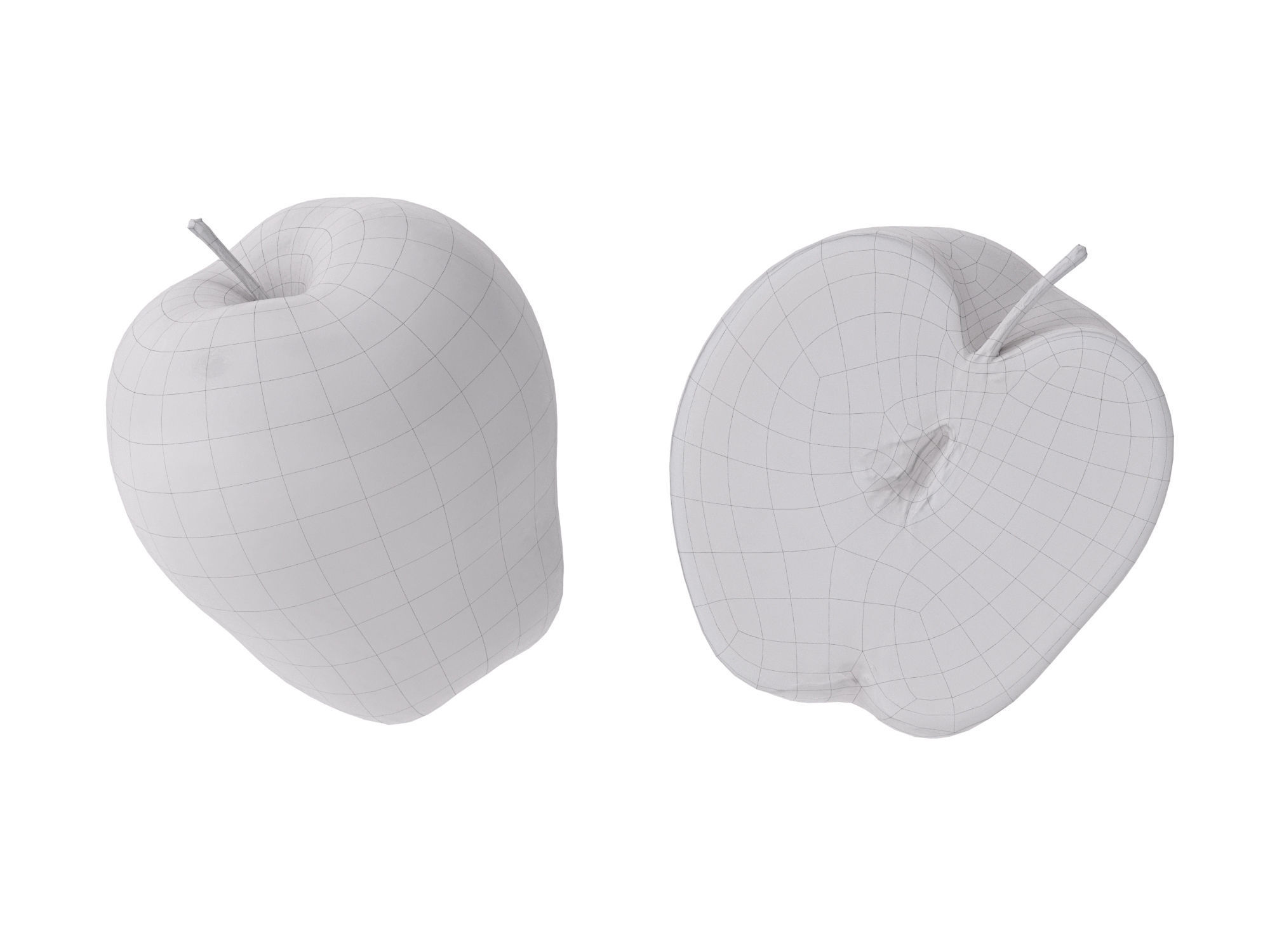 Apples red delicious  3D model_10