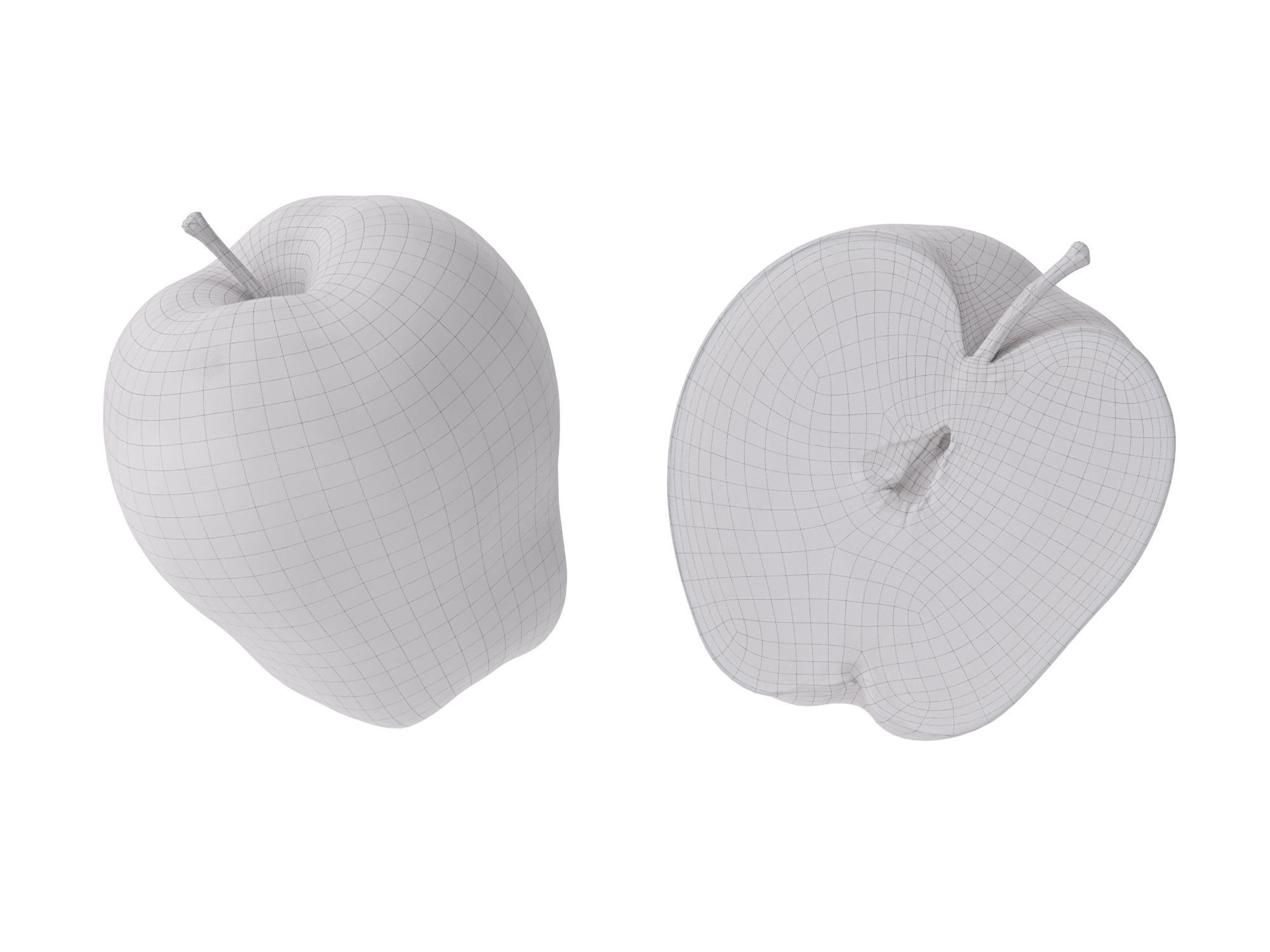 Apples red delicious  3D model_11