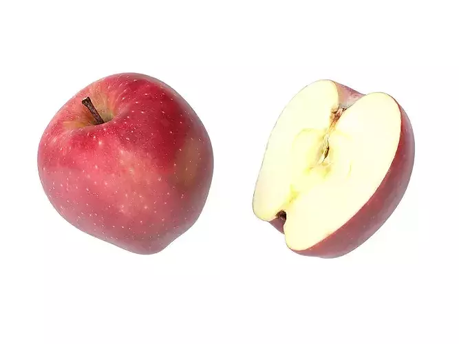 Apples red delicious  3D model 7
