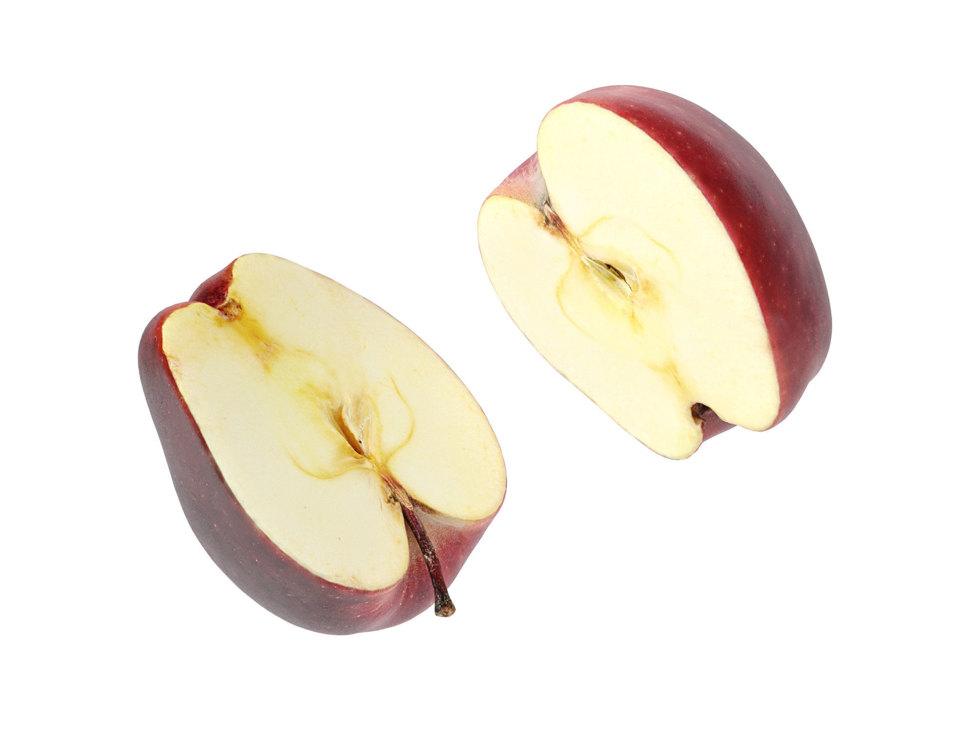 Apples red delicious  3D model_8