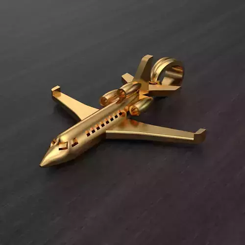 Falcon plane pendant-Dije avion falcon 3D print model