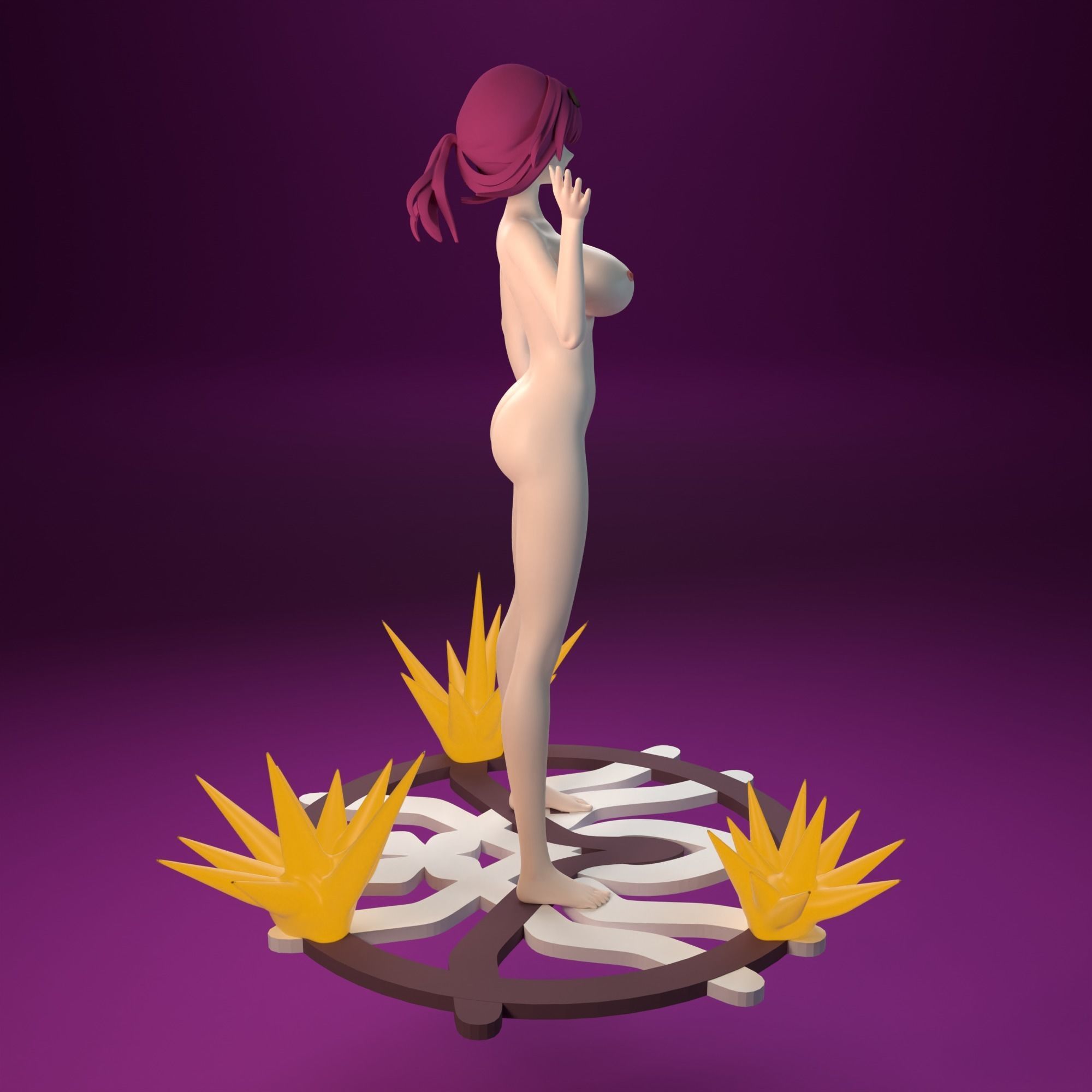 NSFW Kafka from Honaki Star Rail 2 versions 3D print model_10