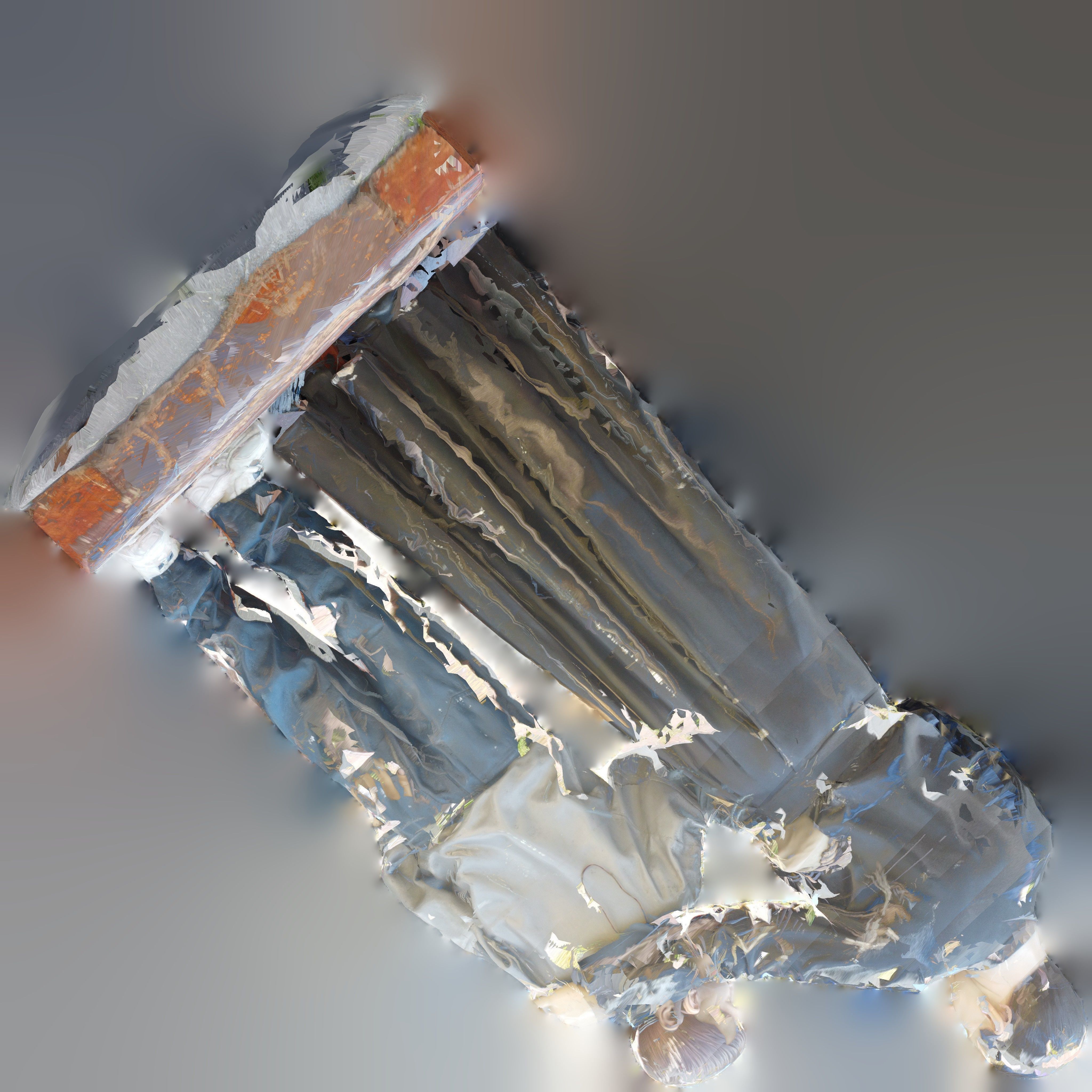 Escultura 3D Padre Hurtado con el nino 3D print model_7