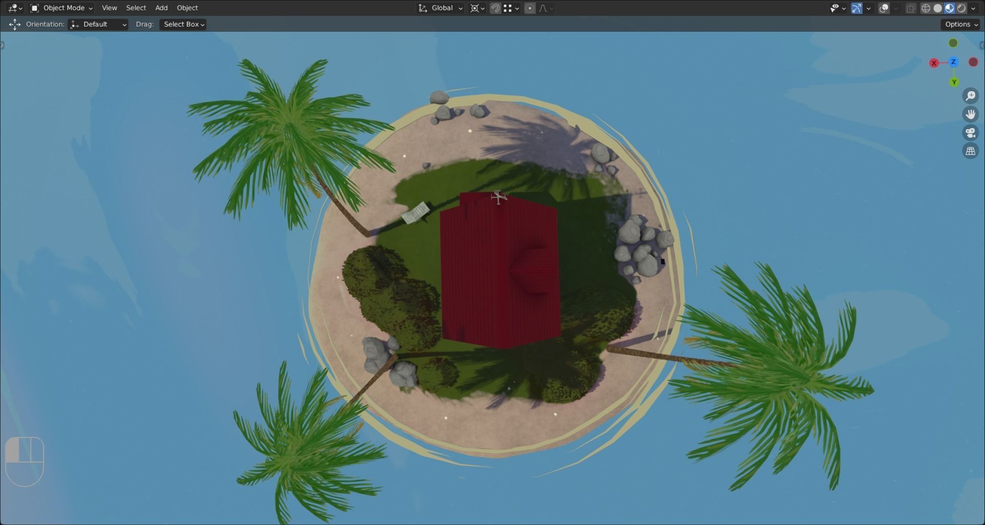 Kame House 3D model_13