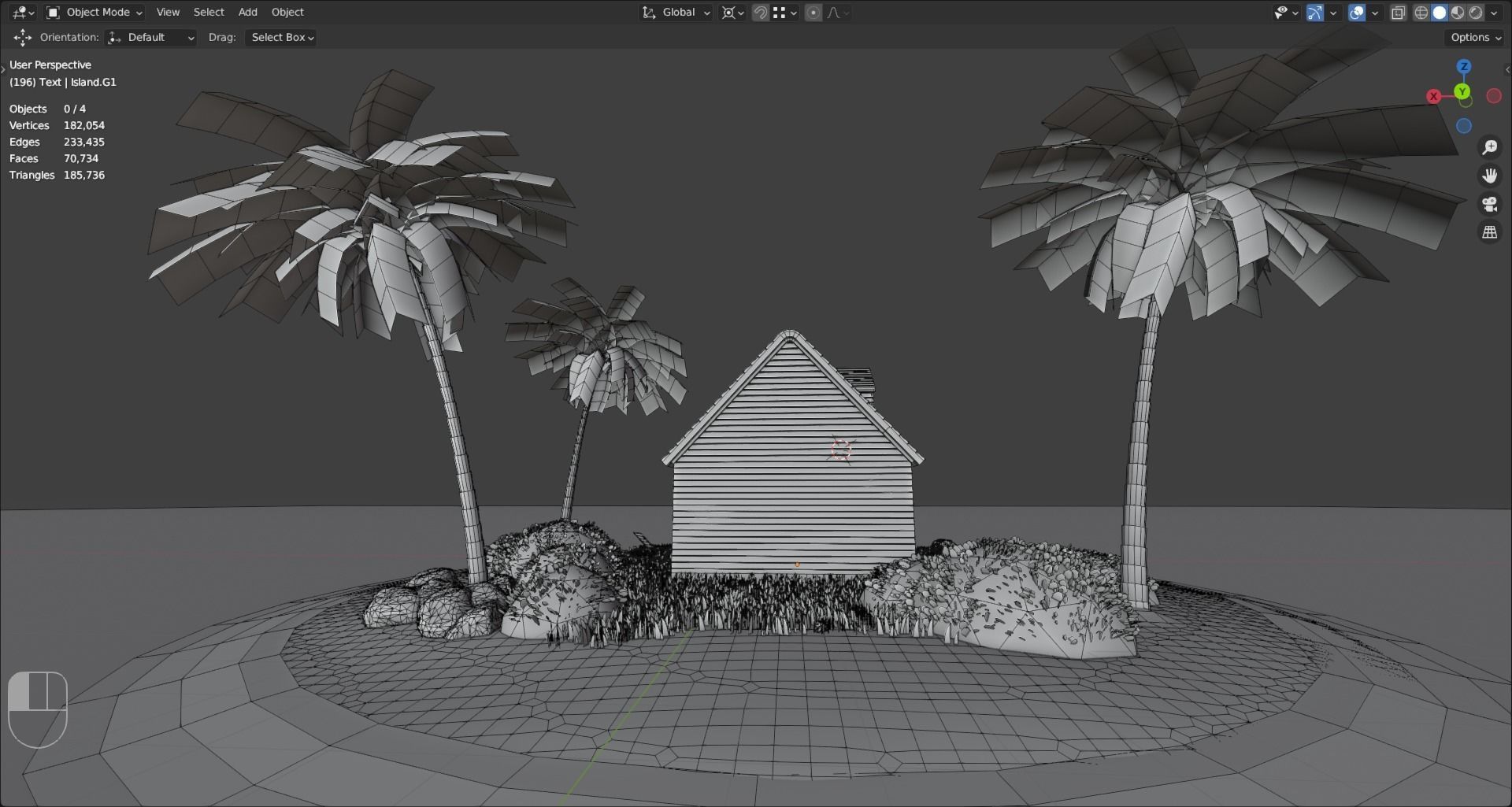 Kame House 3D model_19