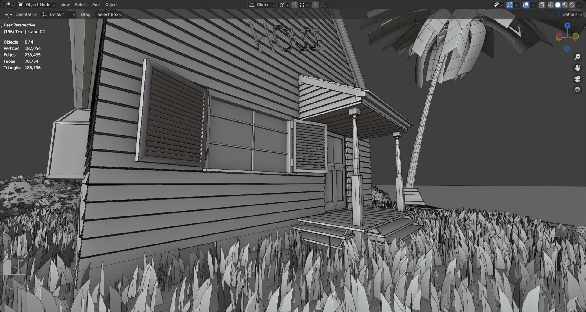 Kame House 3D model_20