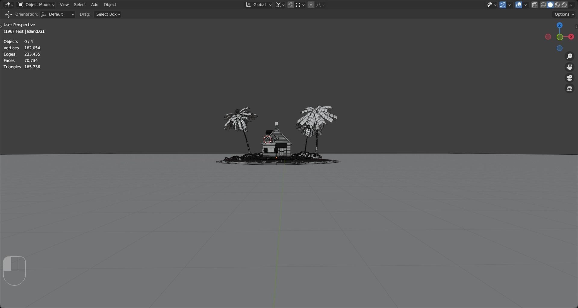 Kame House 3D model_22