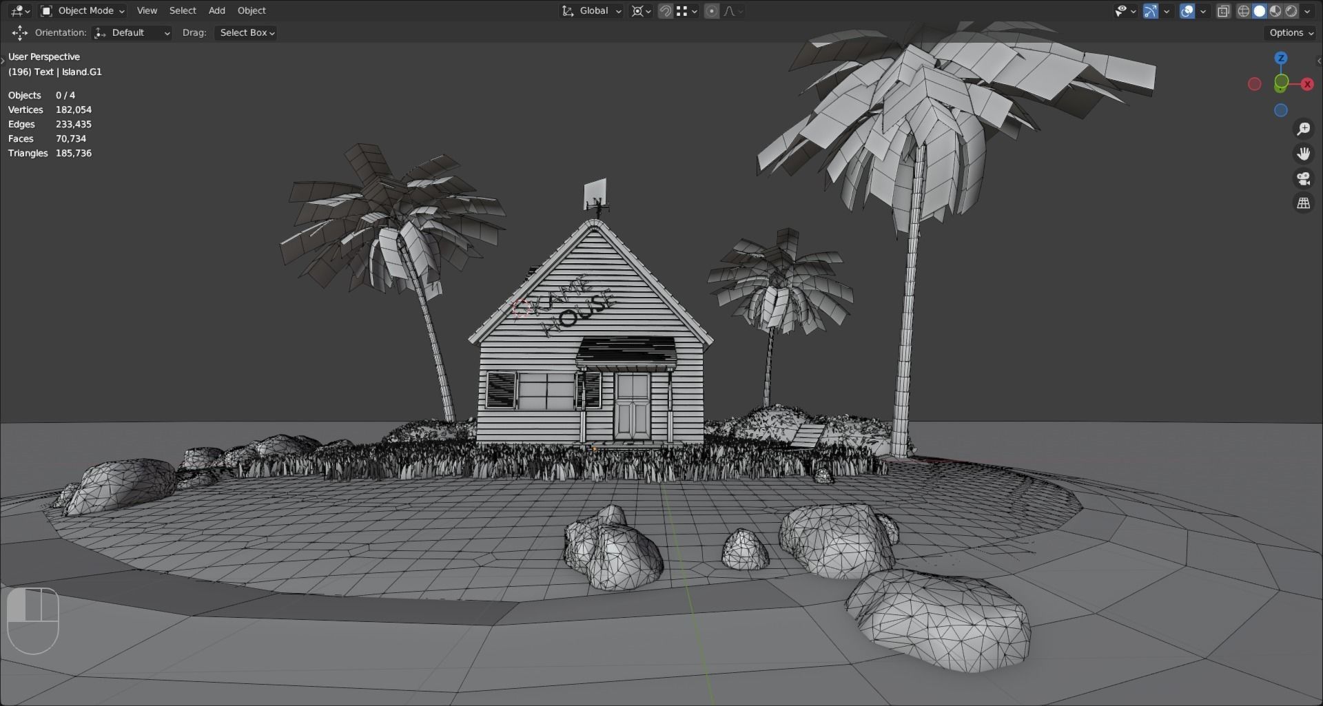 Kame House 3D model_17