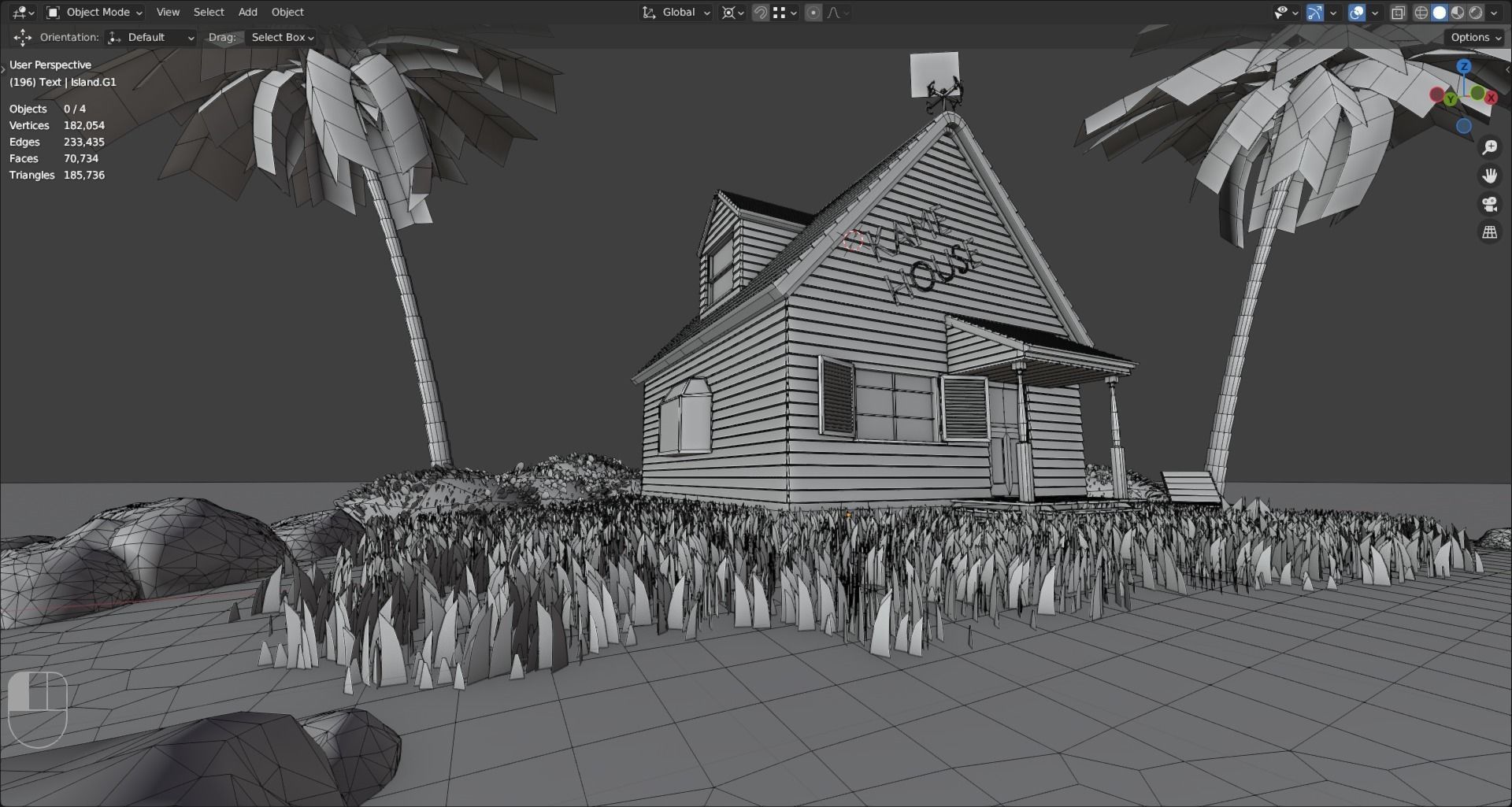 Kame House 3D model_16