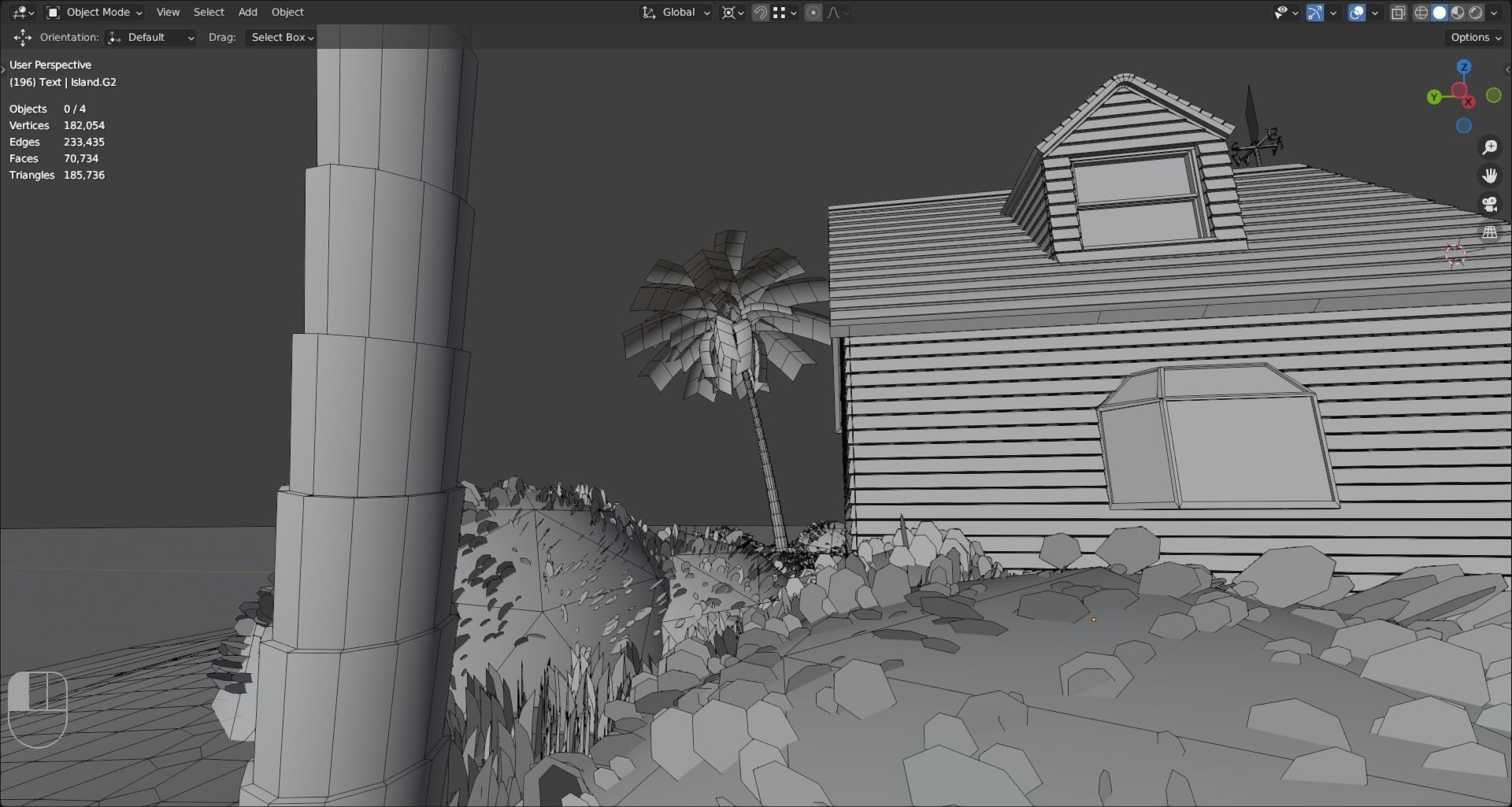 Kame House 3D model_15