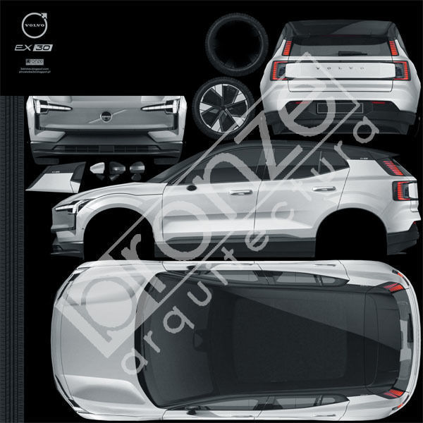 Volvo EX30 2025 Low-poly 3D model_22