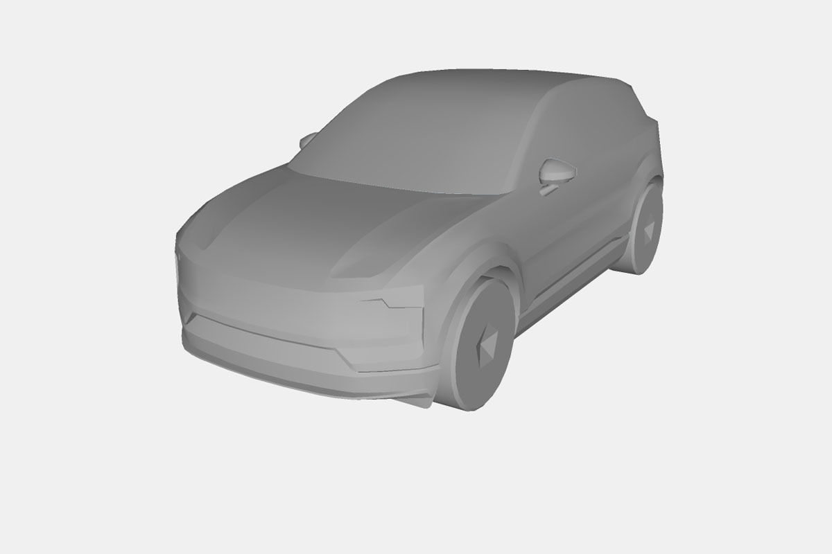 Volvo EX30 2025 Low-poly 3D model_20