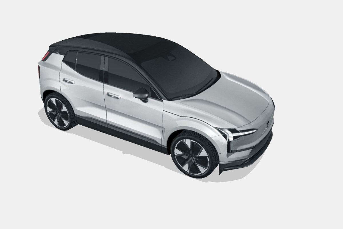 Volvo EX30 2025 Low-poly 3D model_14