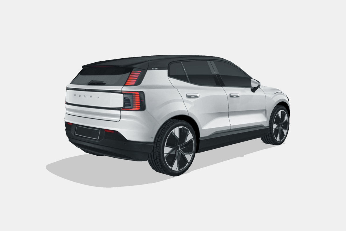 Volvo EX30 2025 Low-poly 3D model_2