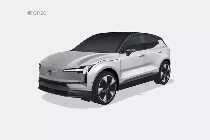 Volvo EX30 2025 Low-poly 3D model