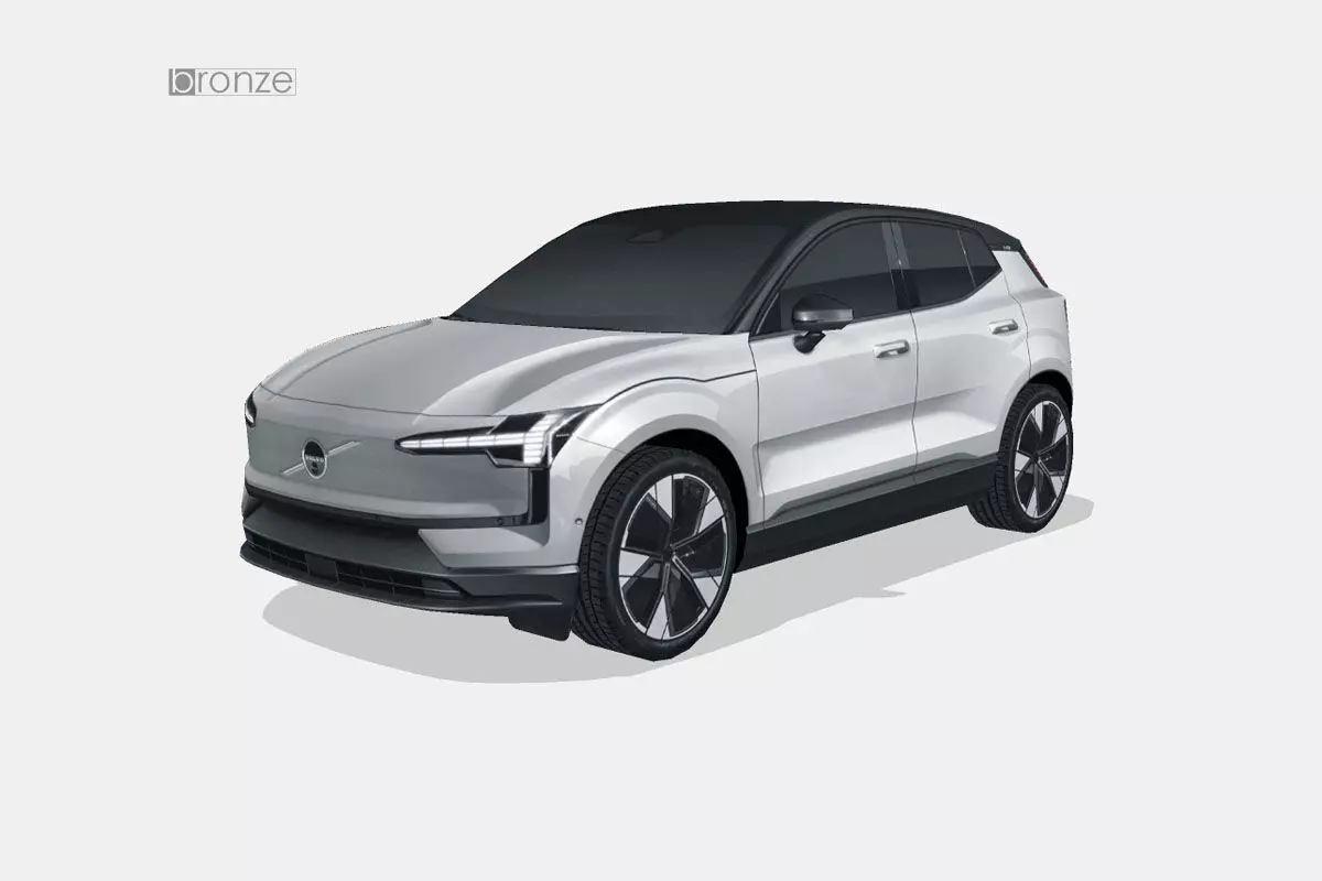 Volvo EX30 2025 Low-poly 3D model_0