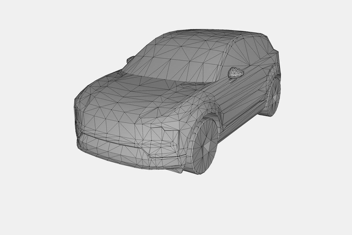 Volvo EX30 2025 Low-poly 3D model_18