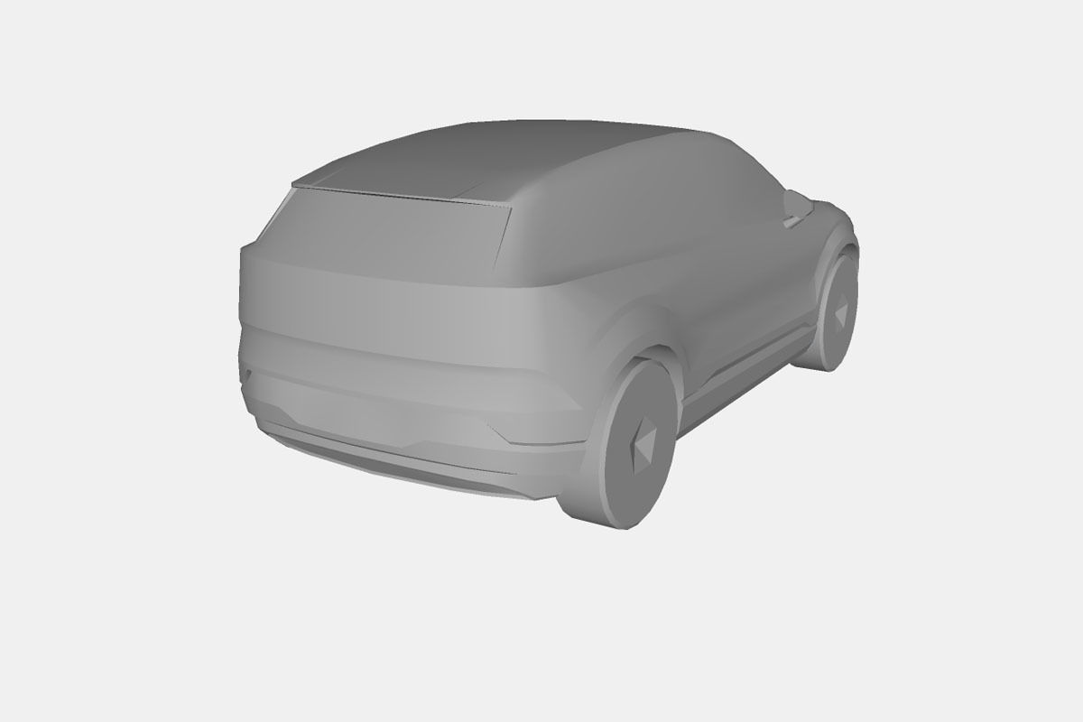 Volvo EX30 2025 Low-poly 3D model_21