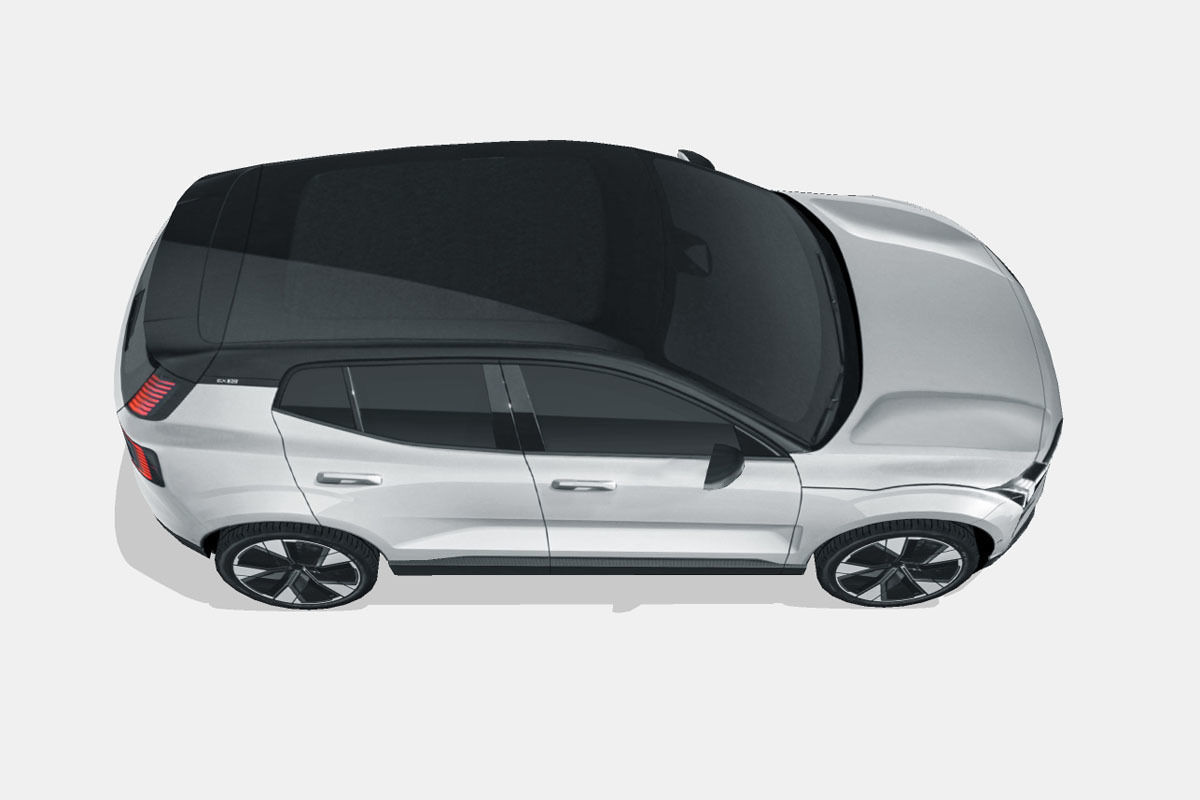 Volvo EX30 2025 Low-poly 3D model_13