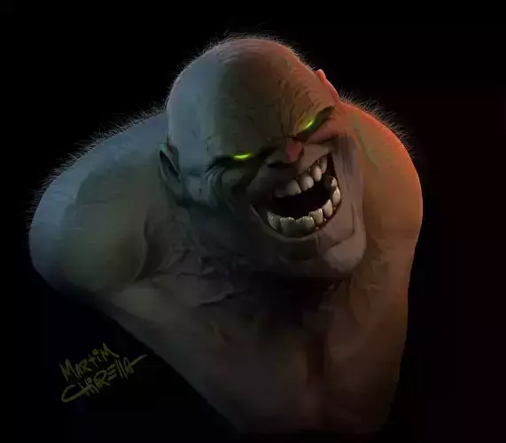 Hulk Bust - from comic Old Man Logan 3D print model