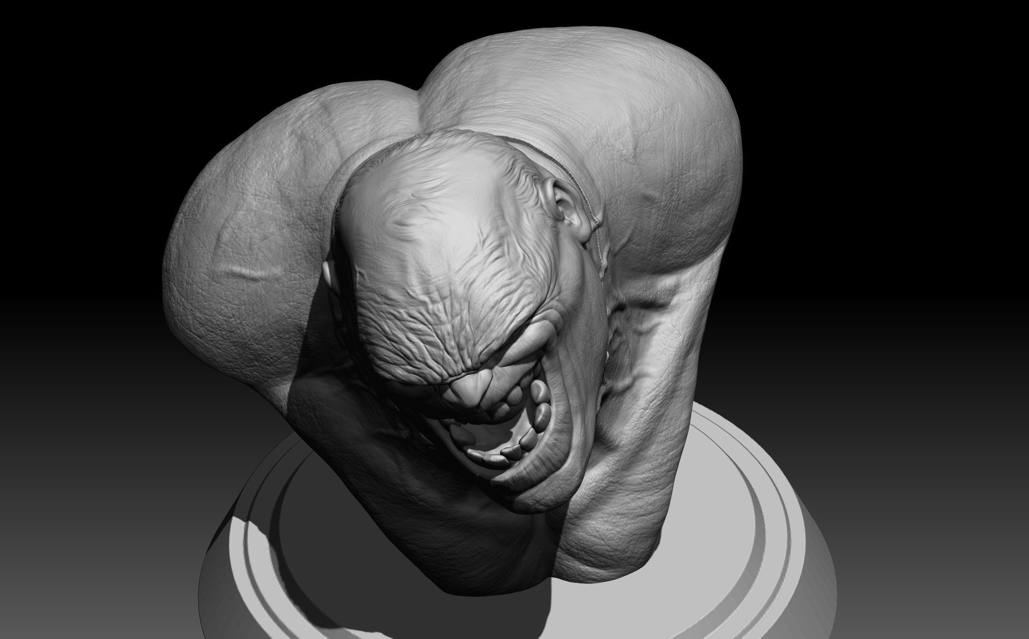 Hulk Bust - from comic Old Man Logan 3D print model_2