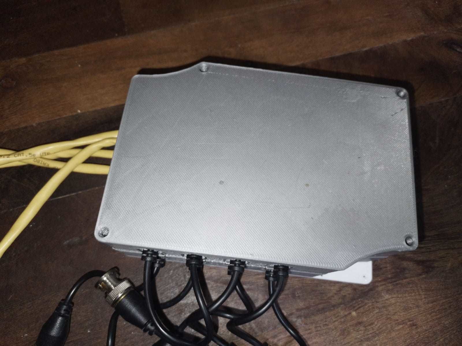 CCTV CONNECTION BOX DVR 8C 3D print model_1